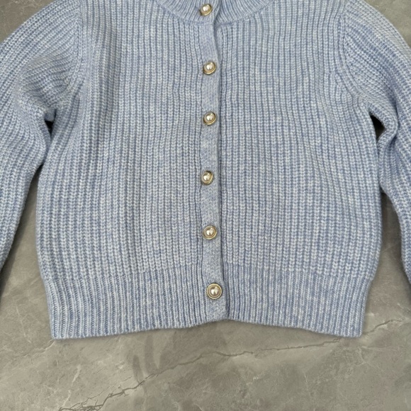 Women’s Jessica Simpson Faux Pearl Button Up Cardigan Knit Sweater Size XS - Picture 3 of 15